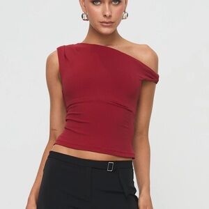 Elegant Red Top